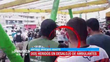 Pelea entre vendedores y la Gendarmería en el mercado antiguo Abasto