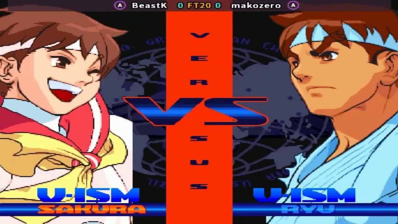 BeastK vs makozero - Street Fighter Alpha 3 -  FT20