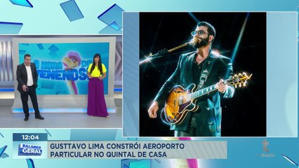 Gusttavo Lima constrói aeroporto particular no quintal de casa