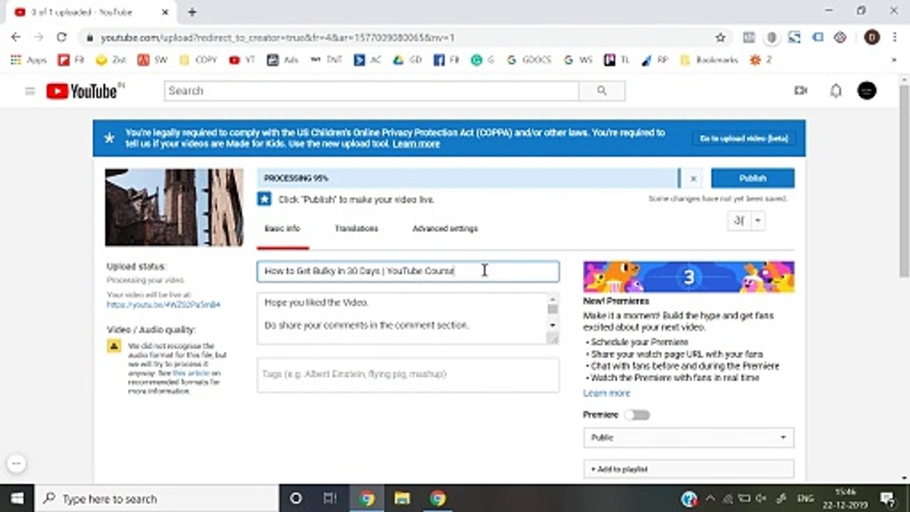 YouTube Course - Lesson 8