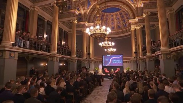 Suivez en direct les échanges sur l'Europe entre Emmanuel Macron et les étudiants de l'université de Lund en Suède