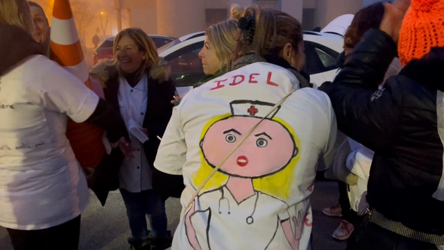 A la Une du JT, la mobilisation des infirmières et infirmiers libéraux ce matin à Martigues