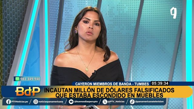 Tumbes: hallan más de medio millón de dólares falsificados dentro de muebles