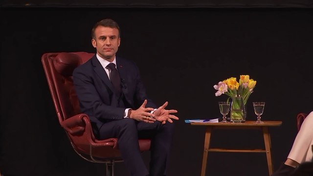 Pour Emmanuel Macron, la première menace envers les démocraties européennes est la manipulation de l'information