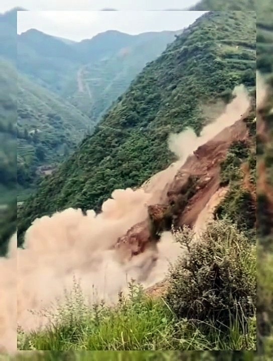 Terrible landsliding