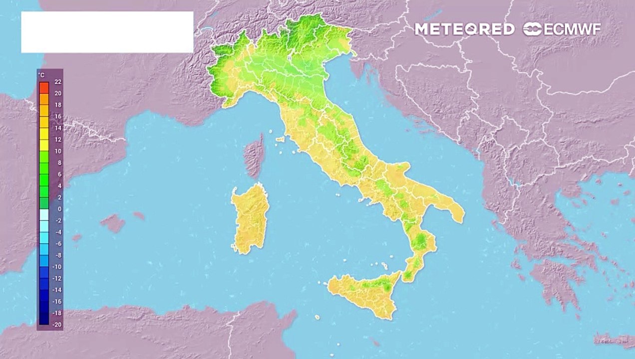 Mappa delle temperature