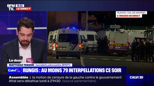 Mobilisation des agriculteurs: au moins 79 interpellations après des dégradations dans un espace de stockage du marché de Rungis