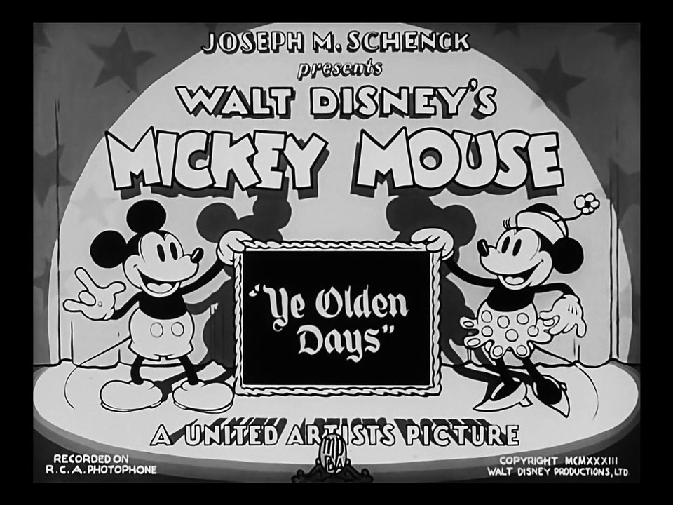 Mickey Mouse - Ye Olden Days 1933 Restored and Fixed with original soundtrack HD 1080p_1080p