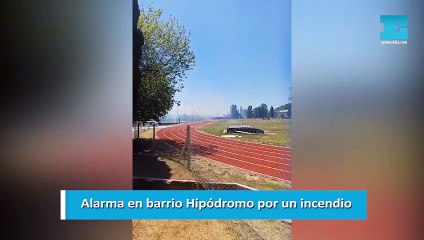 Alarma en barrio Hipódromo por un incendio