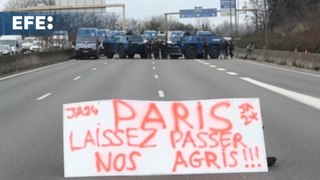 Crece la tensión con los agricultores franceses cuando se cumplen dos semana de protestas