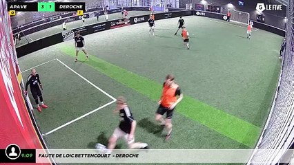 Faute de Loic BETTENCOURT  - deroche