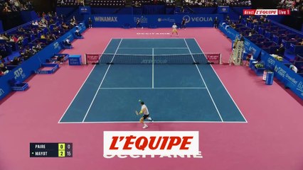 Download Video: Paire interpellé et menacé par un spectateur en plein match - Tennis - ATP - Montpellier