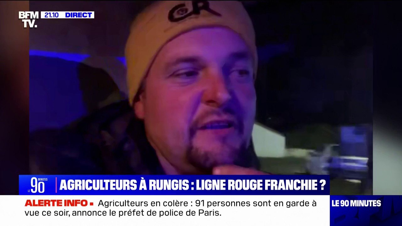 "Ils ne risquent pas grand chose": José Pérez (coprésident de la Coordination rurale 47) réagit au placement en garde à vue de plusieurs membres de son syndicat après une tentative d'intrusion sur le marché de Rungis