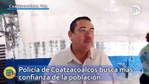 Policía de Coatzacoalcos busca más confianza de la población: esto han implementado