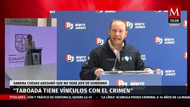 Sandra Cuevas arremete contra Santiago Taboada; Haces acuerdos con delincuentes