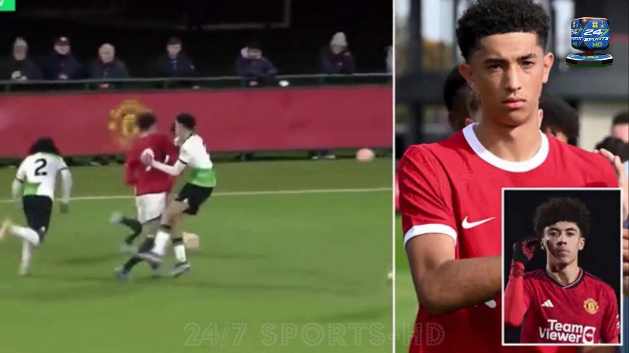 Shocking Moment- Liverpool Youngster, 17y, Punches and Elbows Man United Rival in U18s Grudge Match