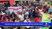 Puente Piedra: vecinos exigen mantener medida cautelar que suspende cobro de peaje en garitas de Chillón