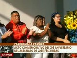 Autoridades de Caracas rinden homenaje a los 209 aniversario del asesinato de José Félix Ribas