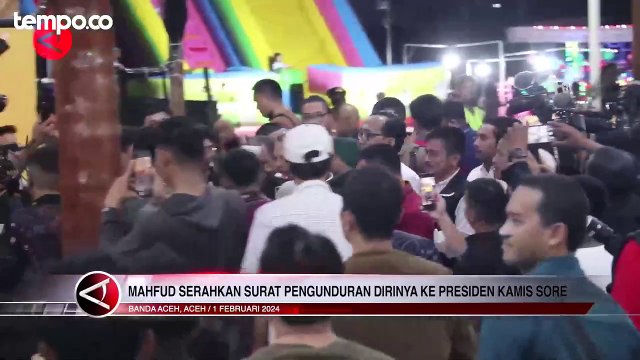 Mahfud Md akan Berikan Surat Pengunduran Diri ke Jokowi Nanti Sore