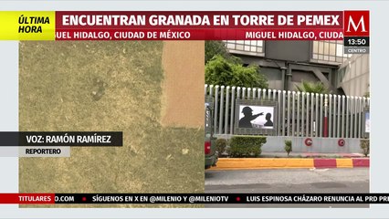 Encuentran una granada en Torre Pemex en CdMx; en el aniversario de su explosión