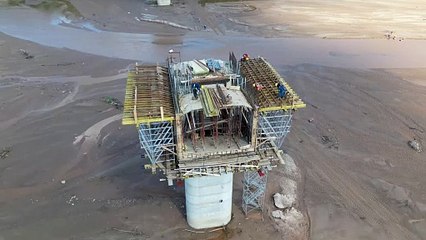 Avance del puente Urubó Village cerca del 60% y anticipa un flujo de 21.000 vehículos diarios