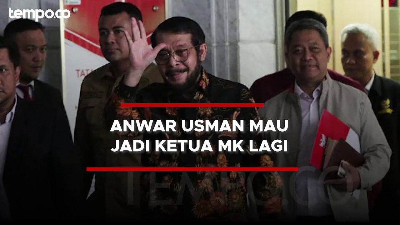 Anwar Usman Gugat ke PTUN Minta Tetap Jadi Ketua MK