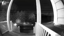 Doorbell Camera Catches Man Slipping on Icy Steps