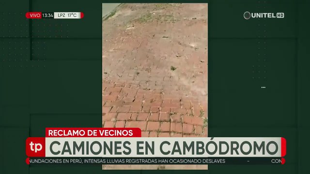 Reclaman por los camiones pesados que se estacionan en Cambódromo dañando la zona de parqueo