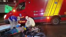 Homem fica ferido em acidente na Rua Minas Gerais no Centro
