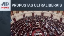 Congresso argentino começa a debater pacote de reformas de Javier Milei