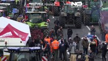 تراکتورها در برابر پلیس؛ کشاورزان بزرگراه‌های منتهی به پاریس را مسدود کردند