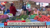 ​​​​​“No podemos cargar ni a La Paz ni a Oruro”: Verduras se quedan en Cochabamba debido a los bloqueos y comienzan a malograrse