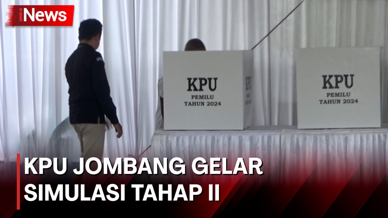 Uji Coba Sistem Jelang Pemilu 2024, KPU Jombang Gelar Simulasi