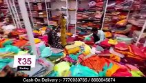 ₹35 मुंबई की सबसे सस्ती साड़ी - Real Saree Manufacturer Mumbai - Cash On Del_low