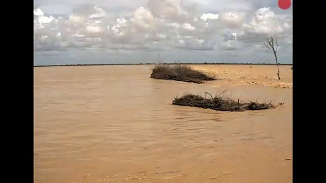 Flooding of rail line at McKinnons Creek