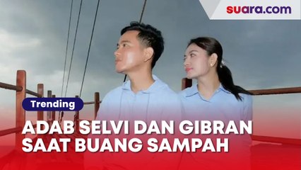 Lagi Kampanye, Adab Selvi Ananda dan Gibran saat Buang Sampah Jadi Sorotan