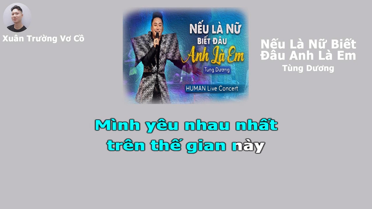 Karaoke Nếu Là Nữ Biết Đâu Anh Là Em