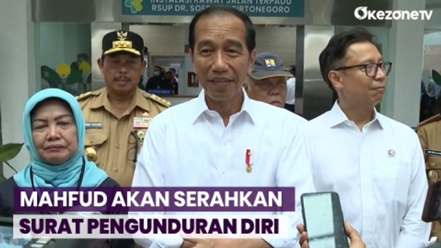 Serahkan Surat Pengunduran Diri, Mahfud MD Bakal Temui Presiden Jokowi Sore Ini