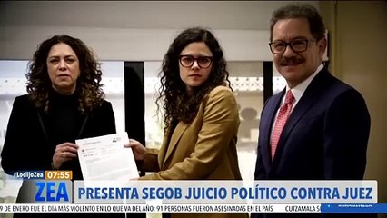 Segob presenta juicio político contra el juez Crescencio Contreras Martínez