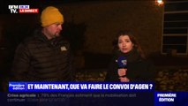 Avant de plier bagage, le cortège en provenance d'Agen attend le retour la coprésidente de la Coordination 47, encore en garde à vue