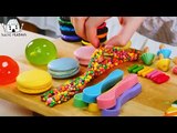 ASMR MUKBANG| Rainbow Desserts(Cake, Meringue cookies, Macaroon, Nerds Rope Jelly, Kyoho, Chocolate)