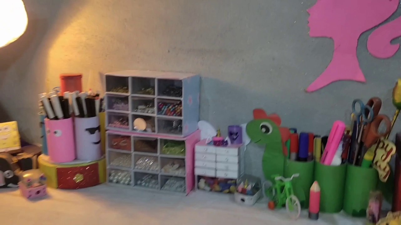 Diy: 9 Drawer Organizer||  transparent drawer organizer  ||How to make storage box