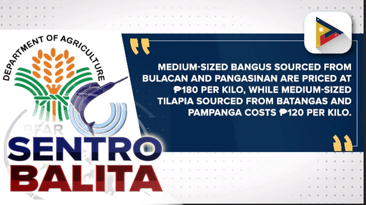 BFAR, iniulat na nananatiling stable ang presyo ng bangus at tilapia sa Metro Manila;