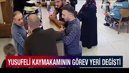 Yemeği beğenmeyen kaymakamın görev yeri değişti