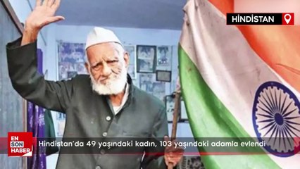 Hindistan'da 49 yaşındaki kadın, 103 yaşındaki adamla evlendi