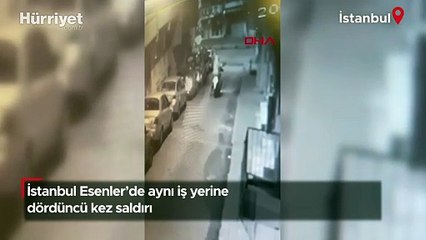 İstanbul Esenler'de aynı iş yerine dördüncü kez saldırı
