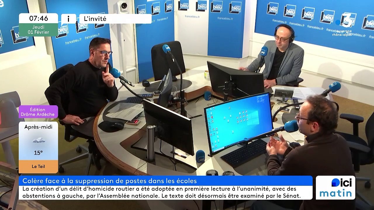 Florimond Guimard, secrétaire FSU/Snuiip de la Drôme