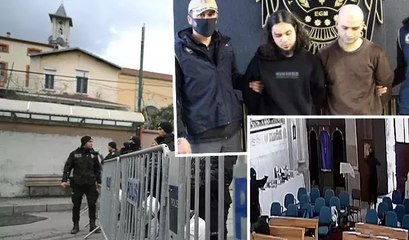 Kilise saldırısıyla ilgili sağlık kontrolünde geçirilen şüpheliler adliyeye getirildi