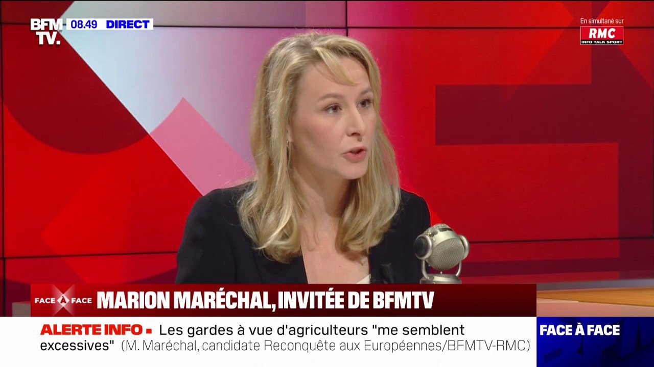 "Un discours où il n'y a rien sur l'immigration": Marion Maréchal réagit au discours de politique générale de Gabriel Attal