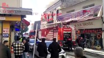 İzmir'de tarihi Kemeraltı Çarşısı'nda yangın